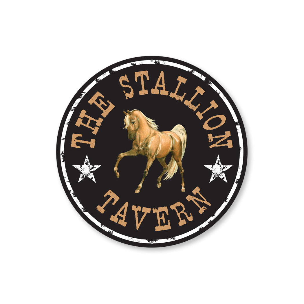 The Stallion Tavern Sign