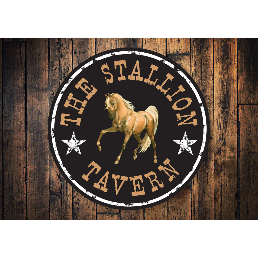 The Stallion Tavern Sign