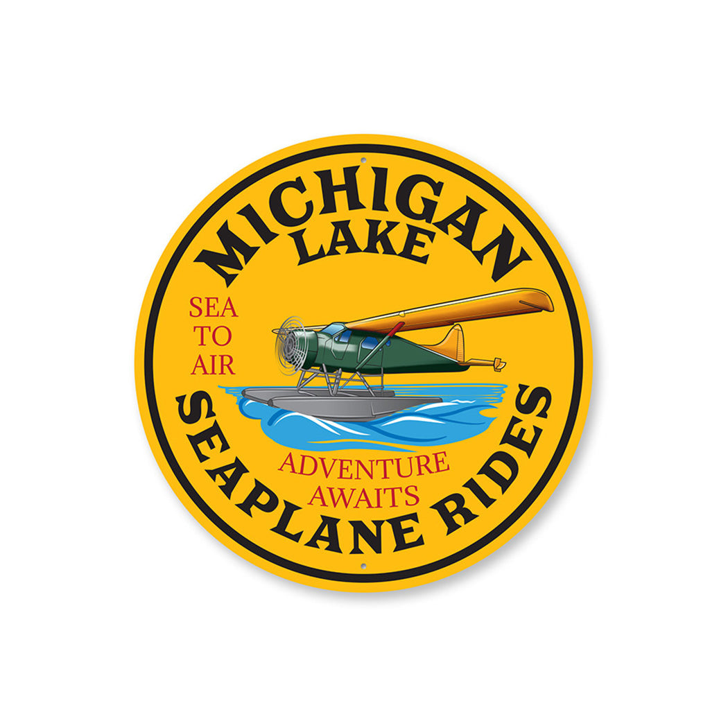 Lake Seaplane Rides Sign