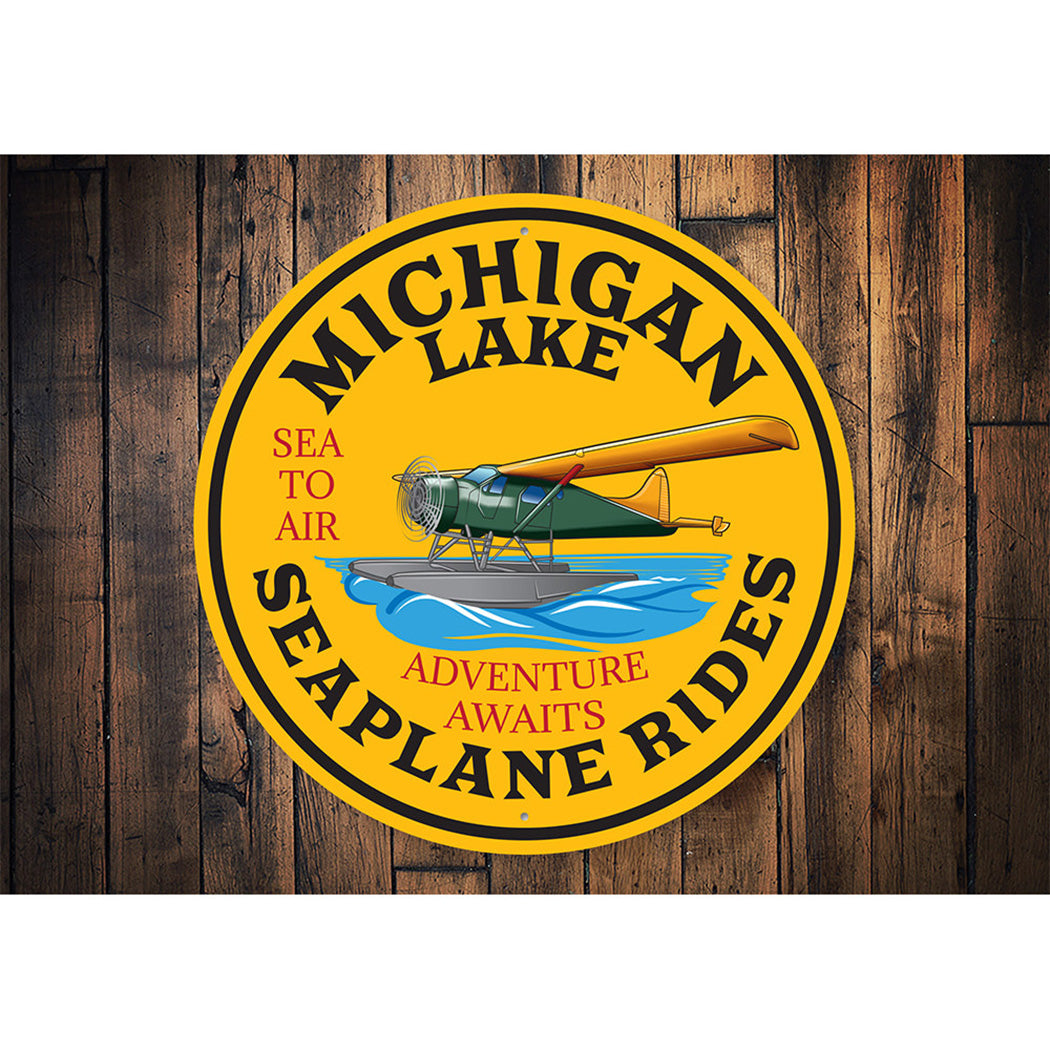 Lake Seaplane Rides Sign