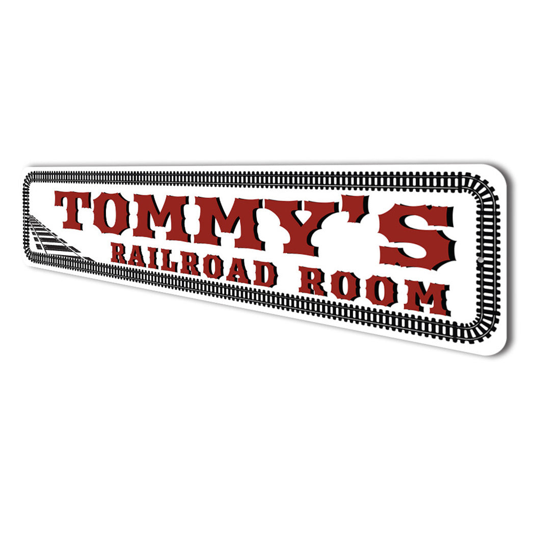 Personalized Railroad Room Sign