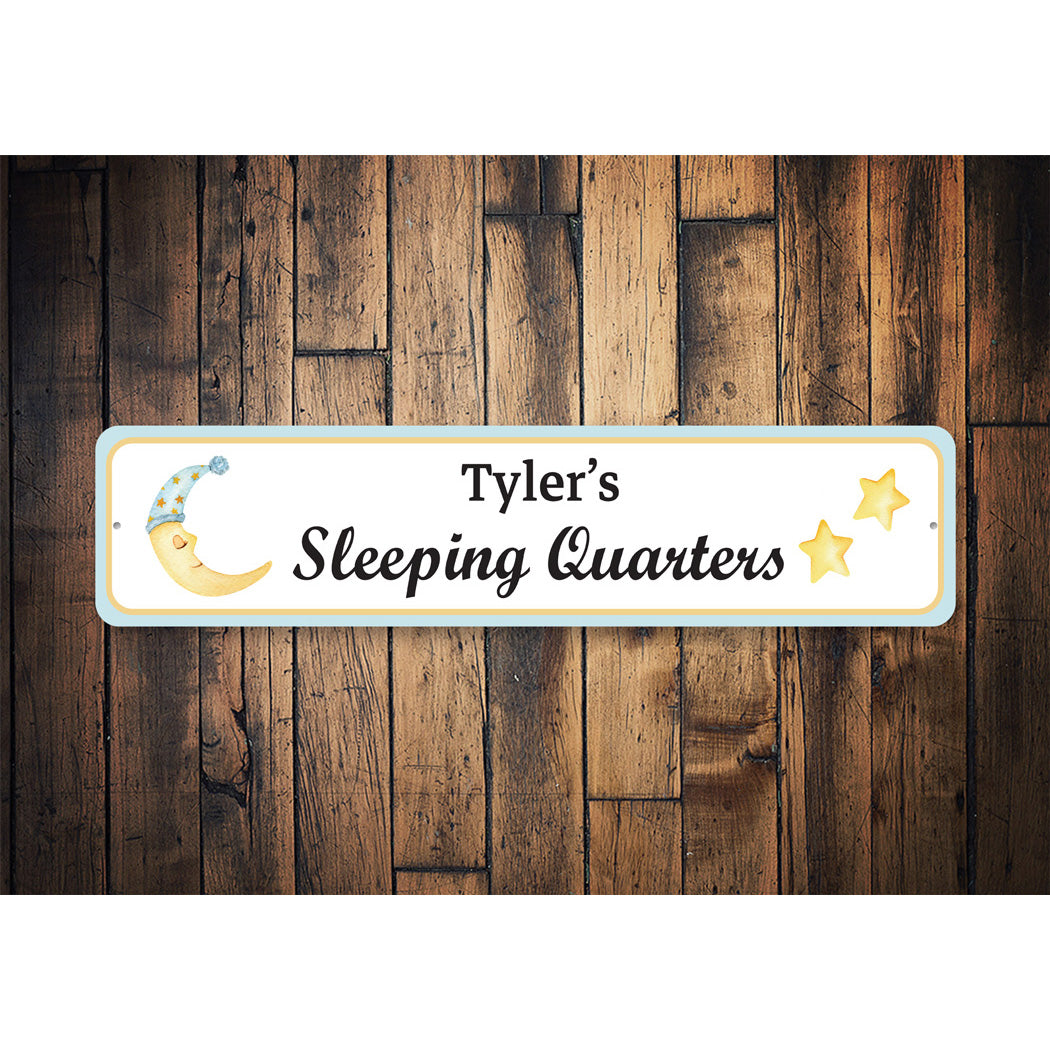 Baby Sleeping Quarters Sign