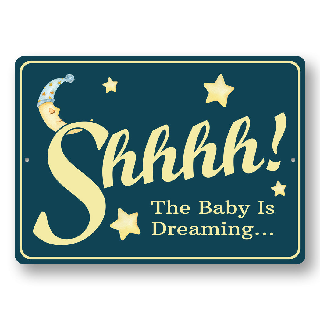 Shhh Baby Dreaming Sign