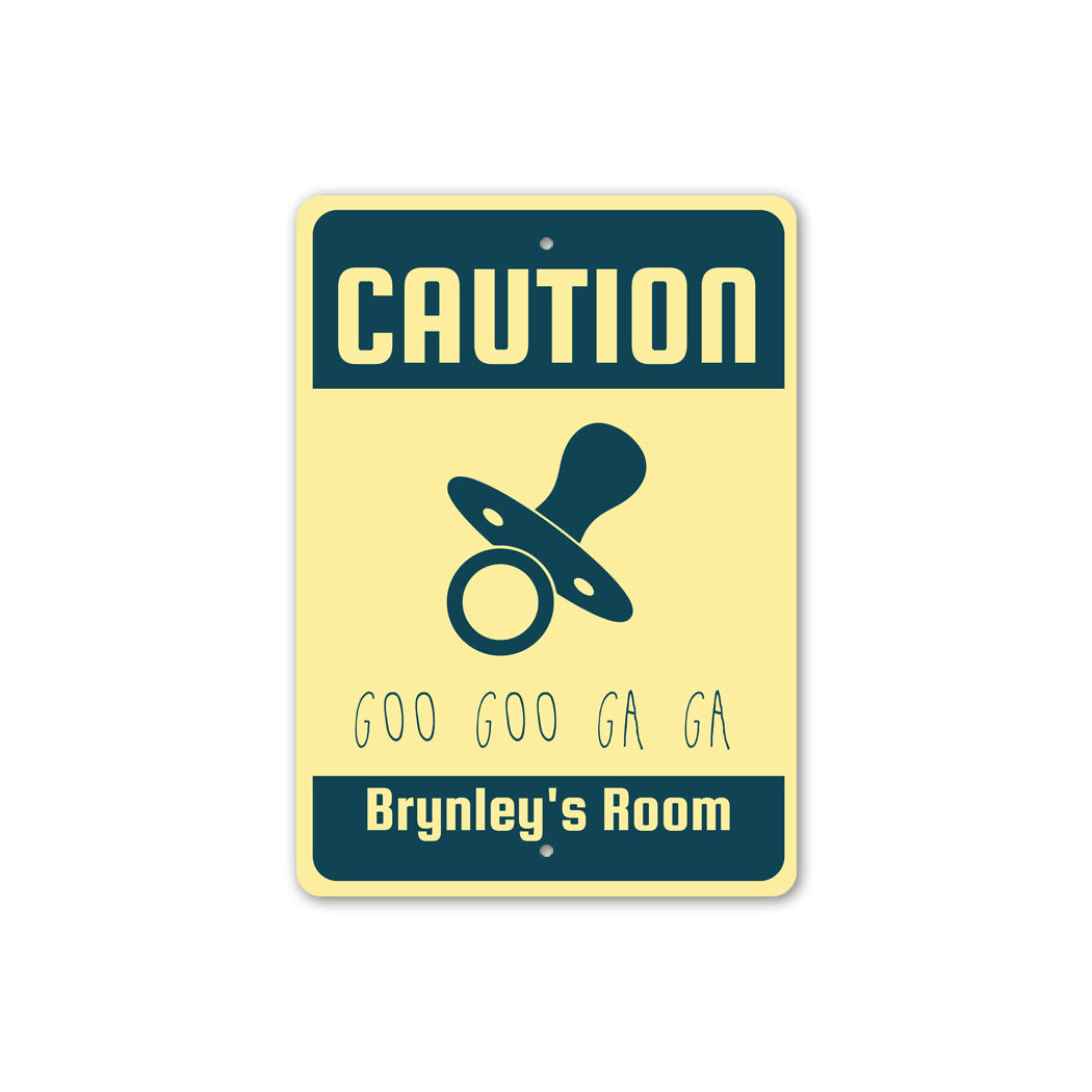 Caution Baby Room Sign