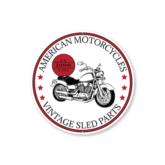 American Motorcycle Garage Sign