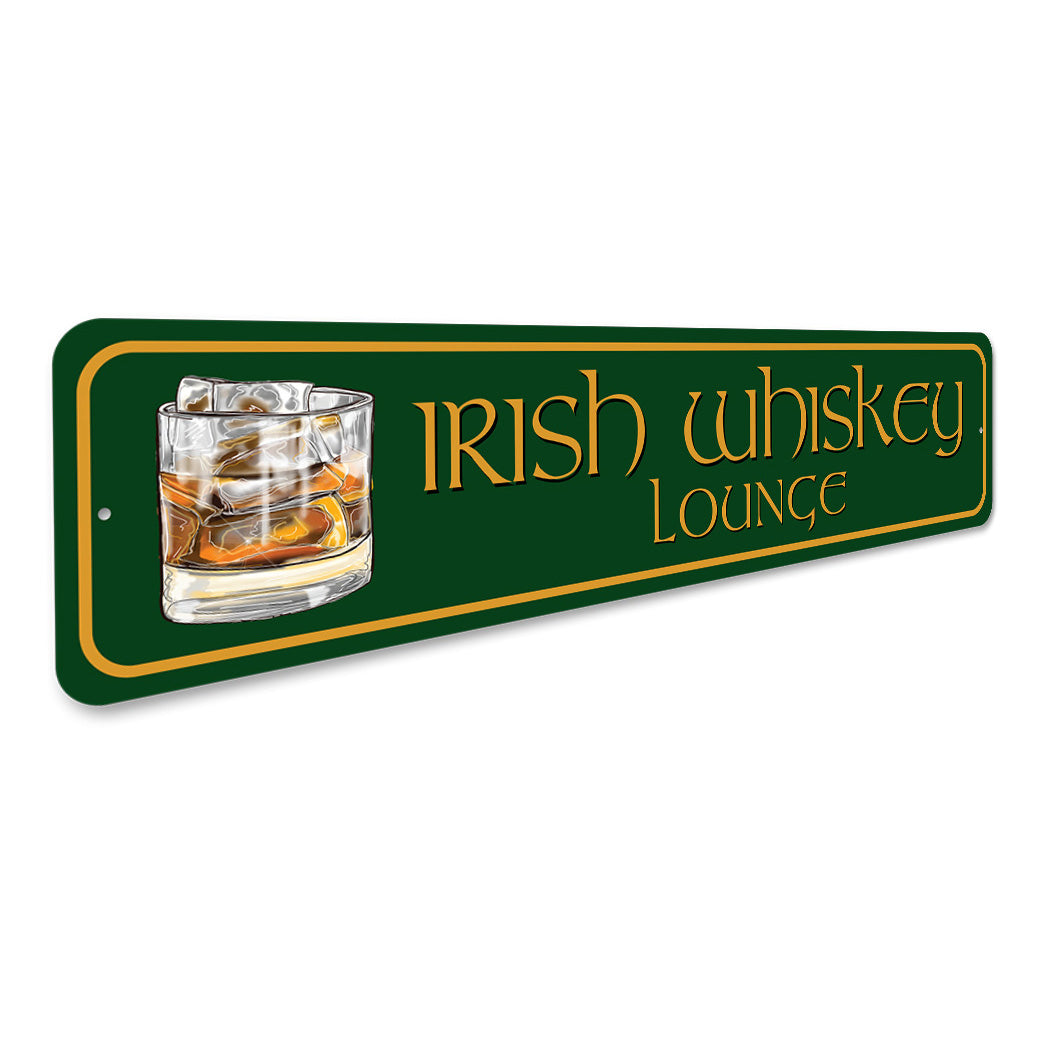 Irish Whiskey Lounge Sign