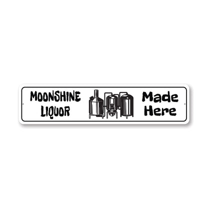 Moonshine Liquor Sold Here Metal Sign