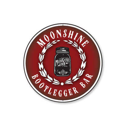 Moonshine Bootlegger Bar Sign