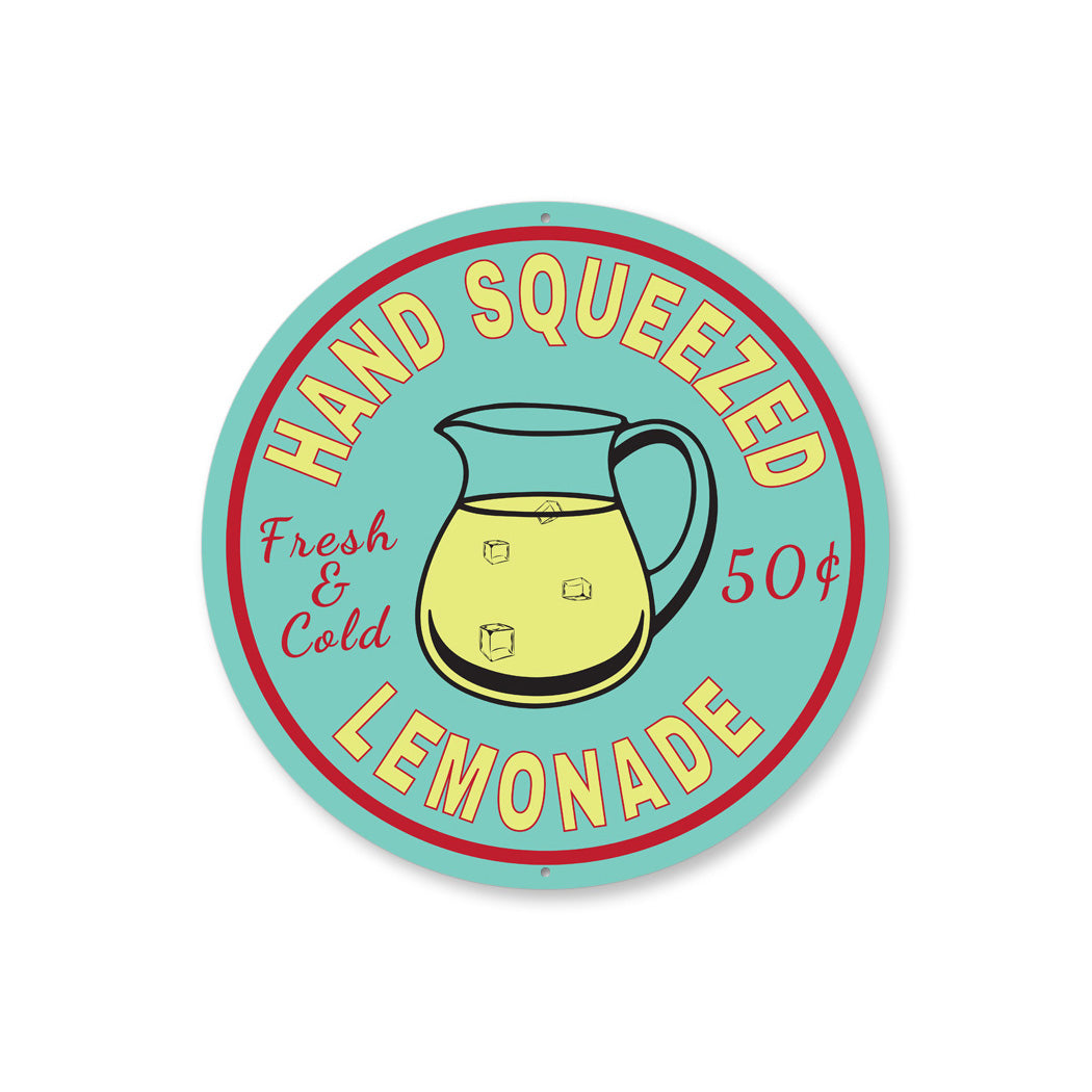 Hand Squeezed Lemonade Sign