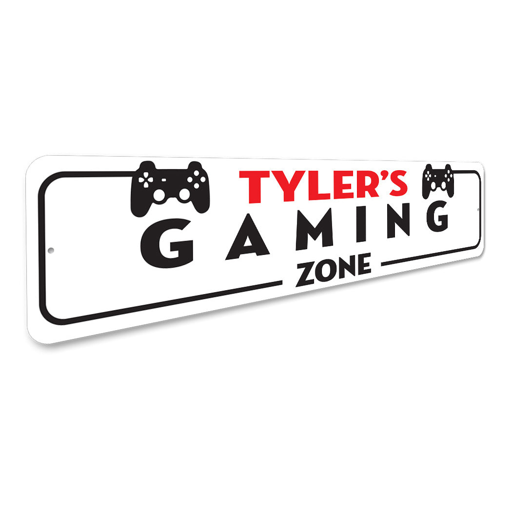 Custom Gaming Zone Sign