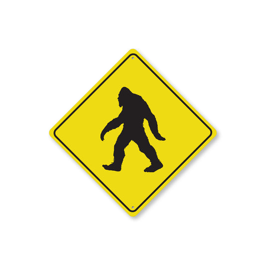 Bigfoot Crossing Diamond Sign