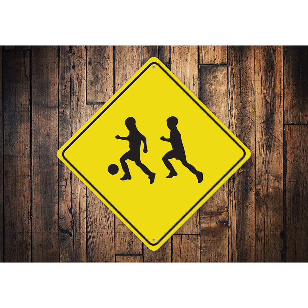 Kids At Play Diamond Sign