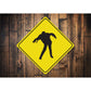 Zombie Crossing Diamond Sign