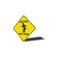 Caution Fart Zone Diamond Sign