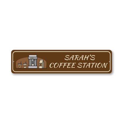 Custom Coffee Station Metal Sign Metal Sign