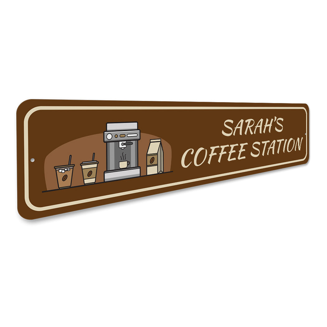 Custom Coffee Station Sign Sign