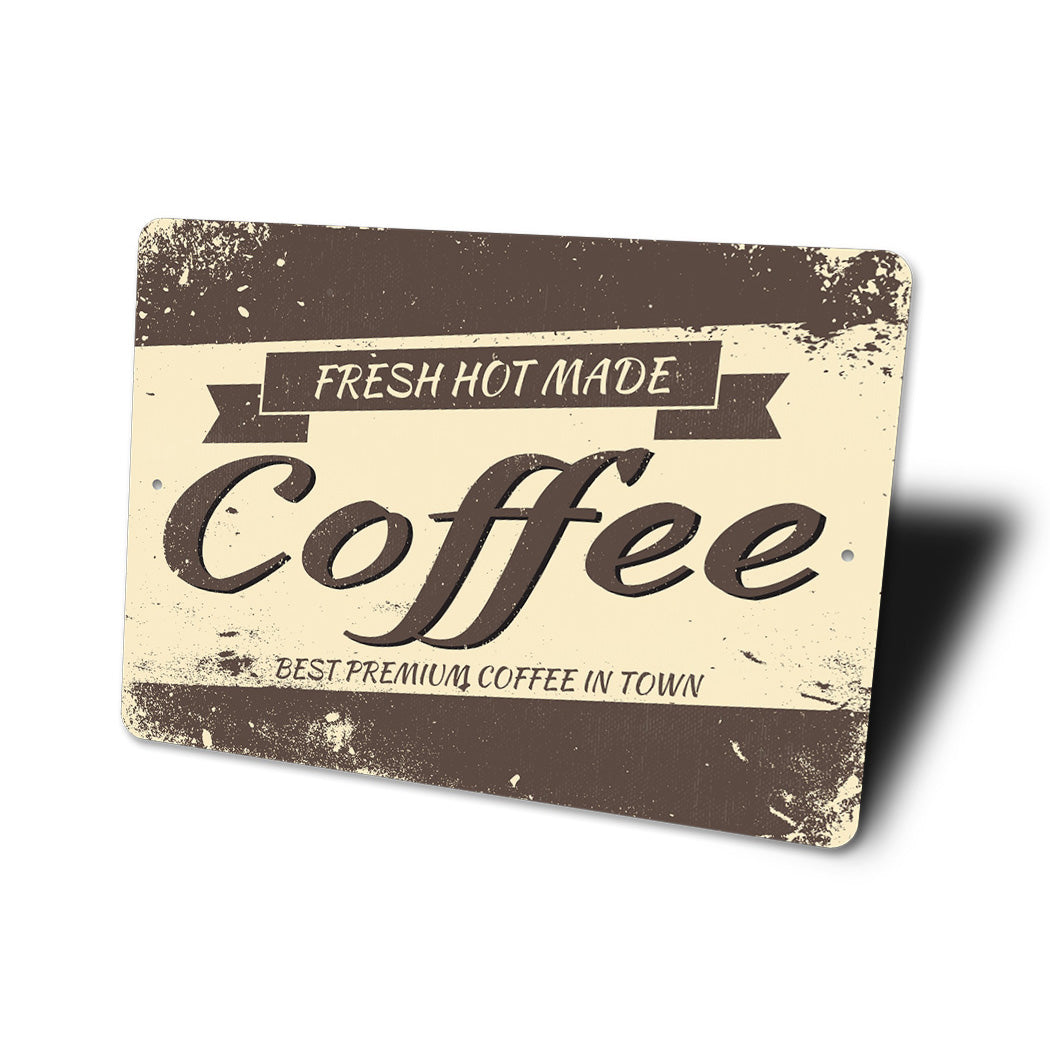 Rustic Vintage Coffee Sign Sign