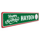 Baseball Birthday Sign