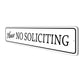 Please No Soliciting Sign
