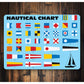 Nautical Chart Sign Sign