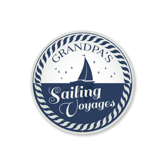 Grandpas Sailing Voyages Sign