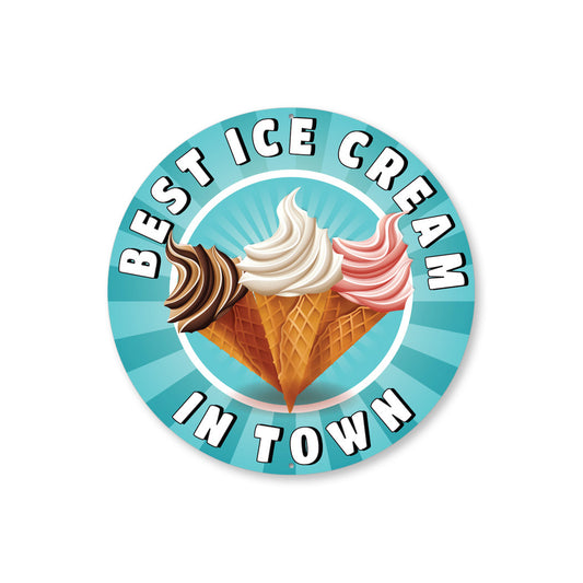 Retro Best Icecream Sign