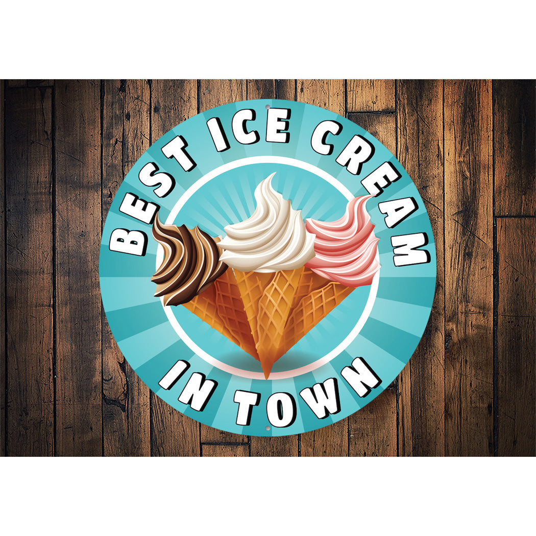 Retro Best Icecream Sign