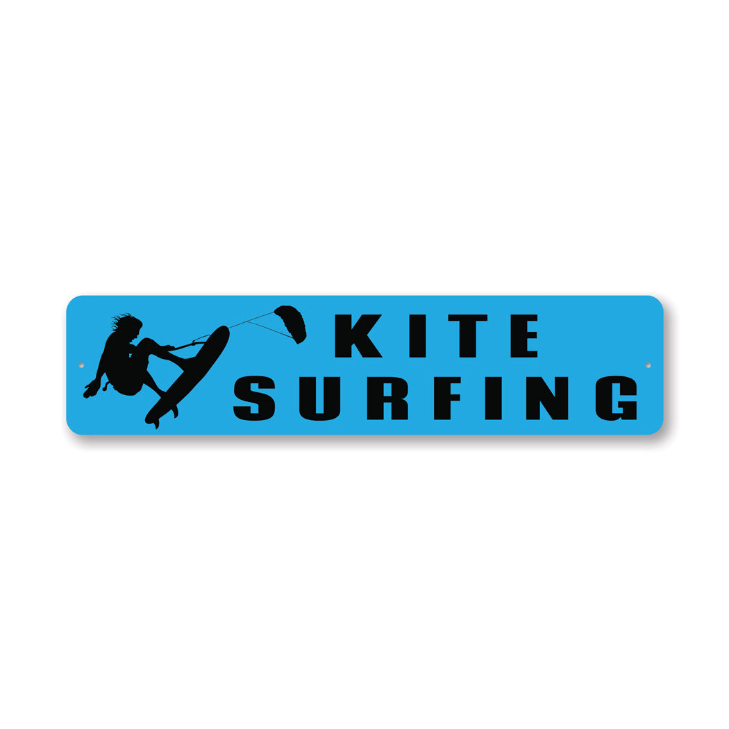 Kite Surfing Metal Sign