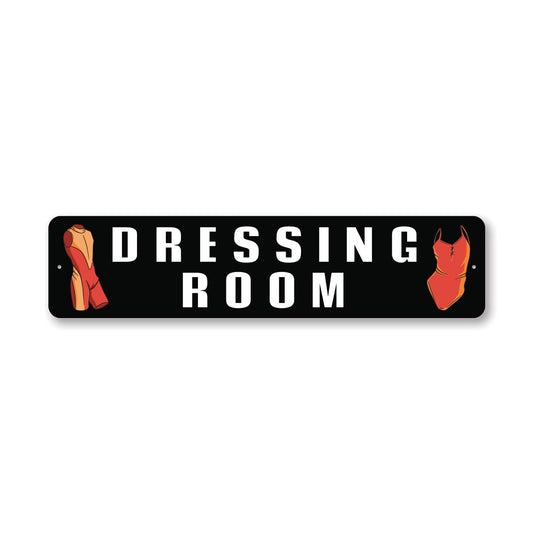 Dressing Room Metal Sign