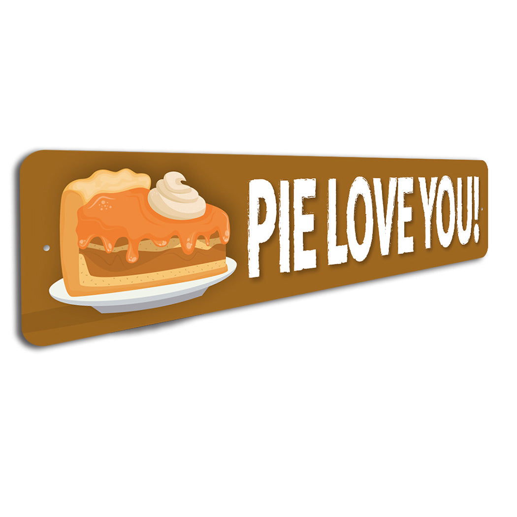 Pie Love You Saying Sign