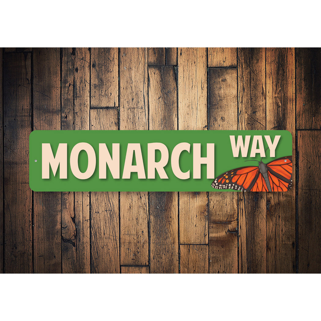 Monarch Way Sign