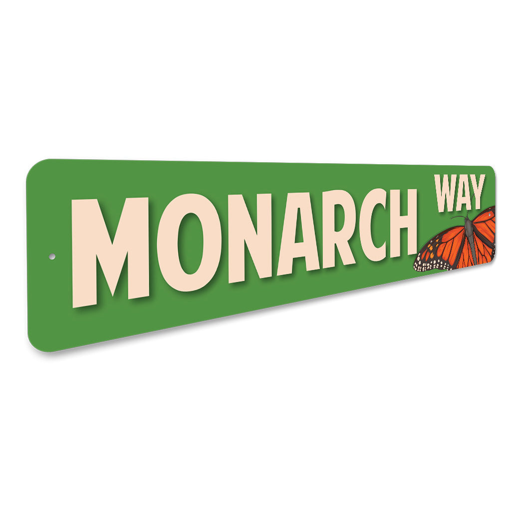 Monarch Way Sign