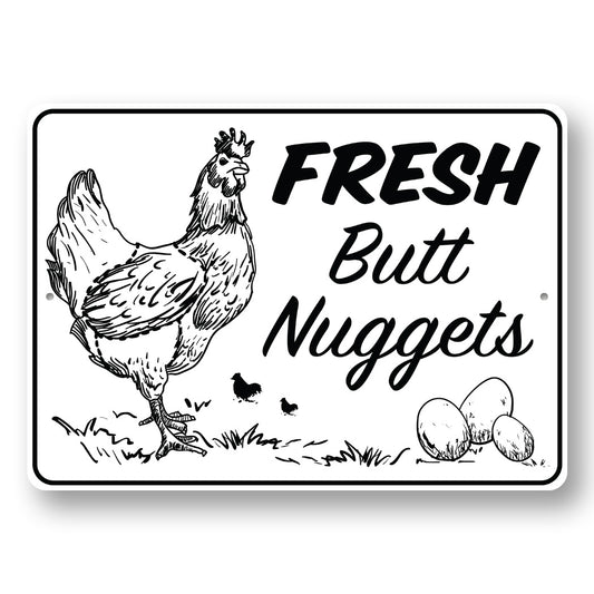 Fresh Butt Nuggest Sold Here Sign