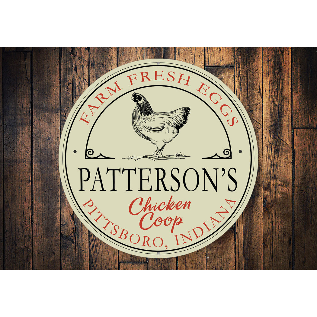 Custom Chicken Coop Sign Sign