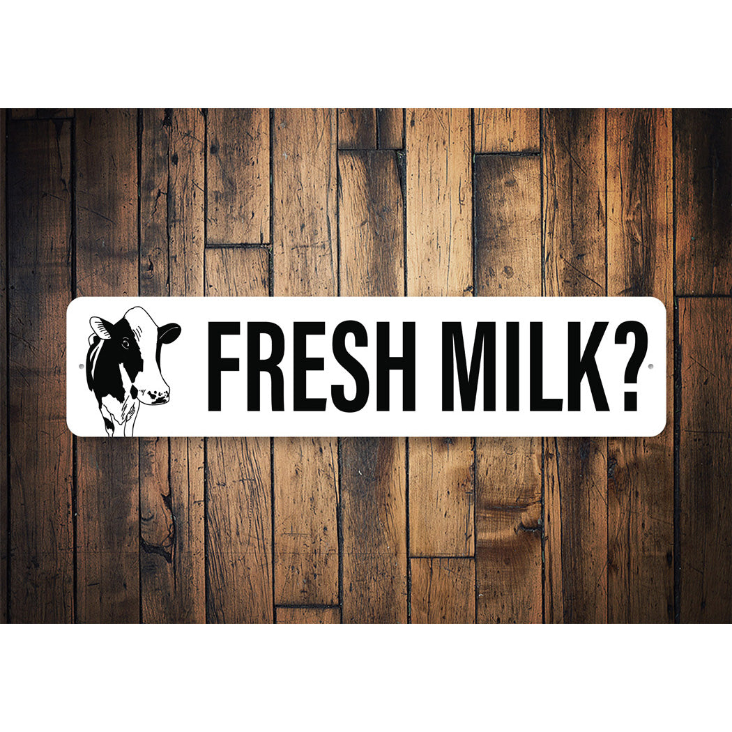 Fresh Milk Sign