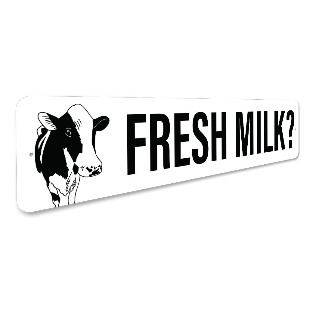 Fresh Milk Sign