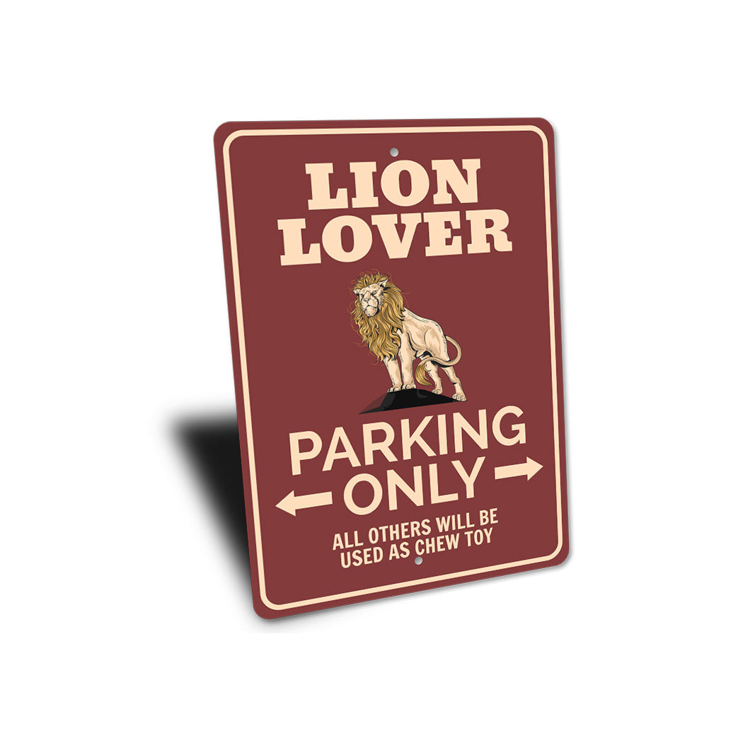 Lion Lover Parking Sign