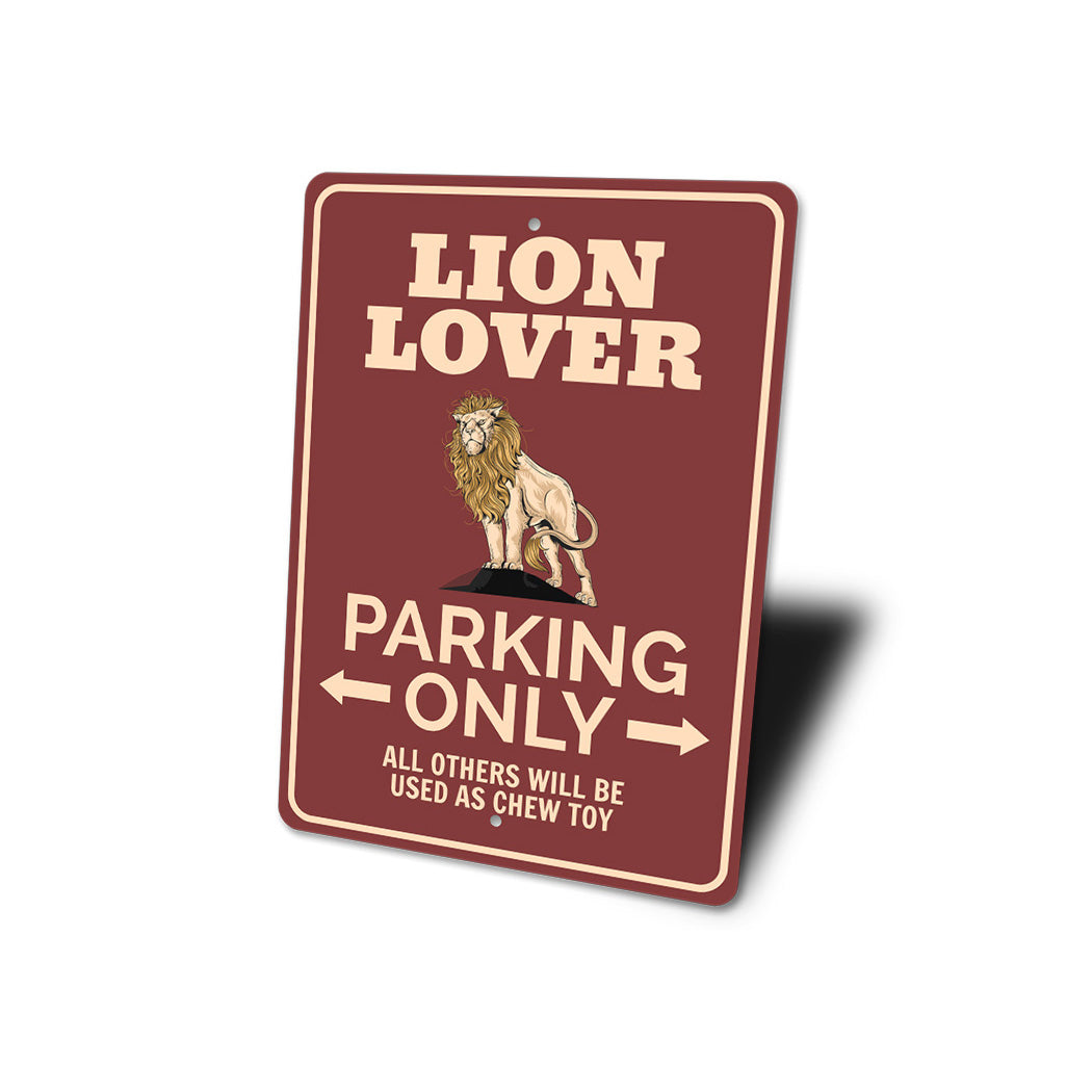 Lion Lover Parking Sign