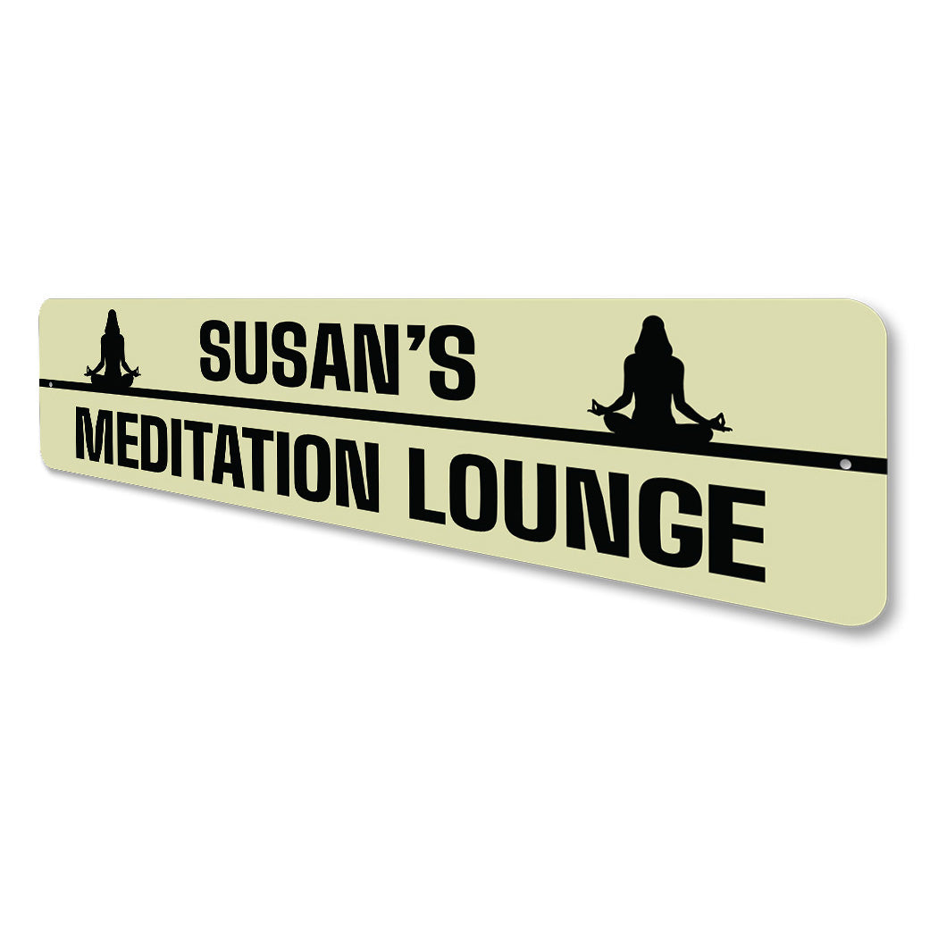Meditation And Yoga Studio Sign