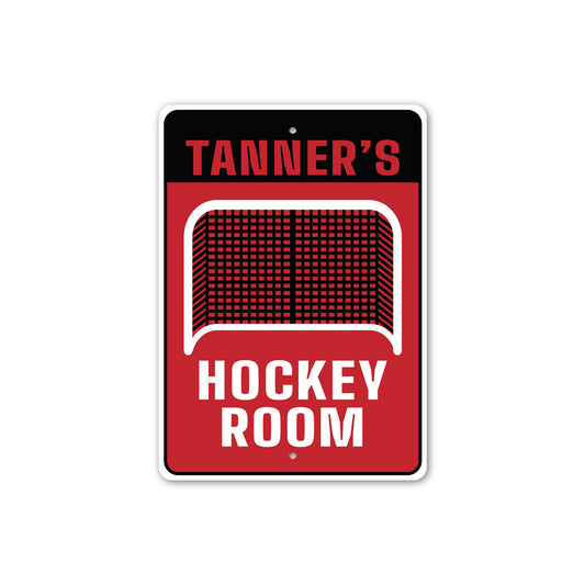 Custom Hockey Room Sign