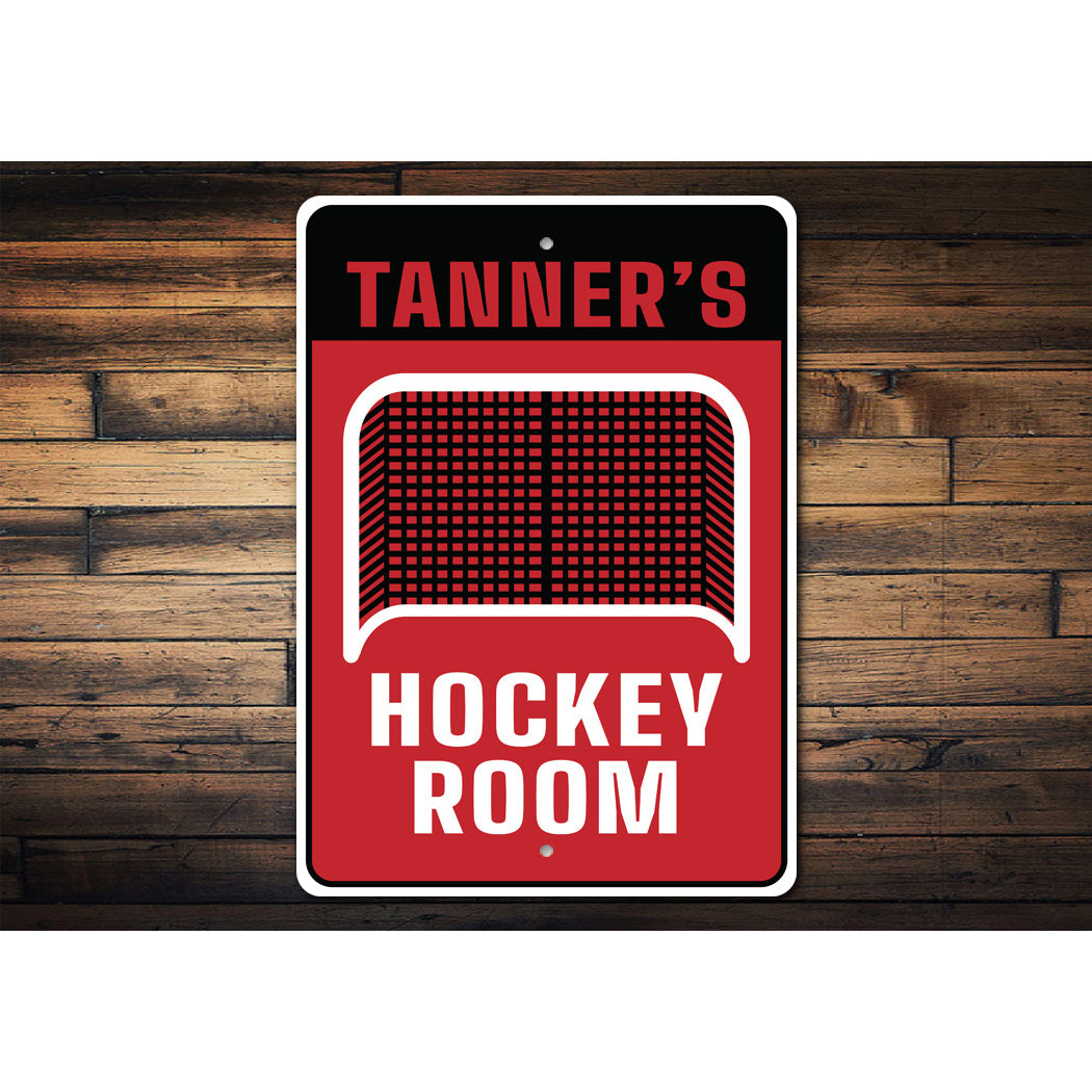 Custom Hockey Room Sign