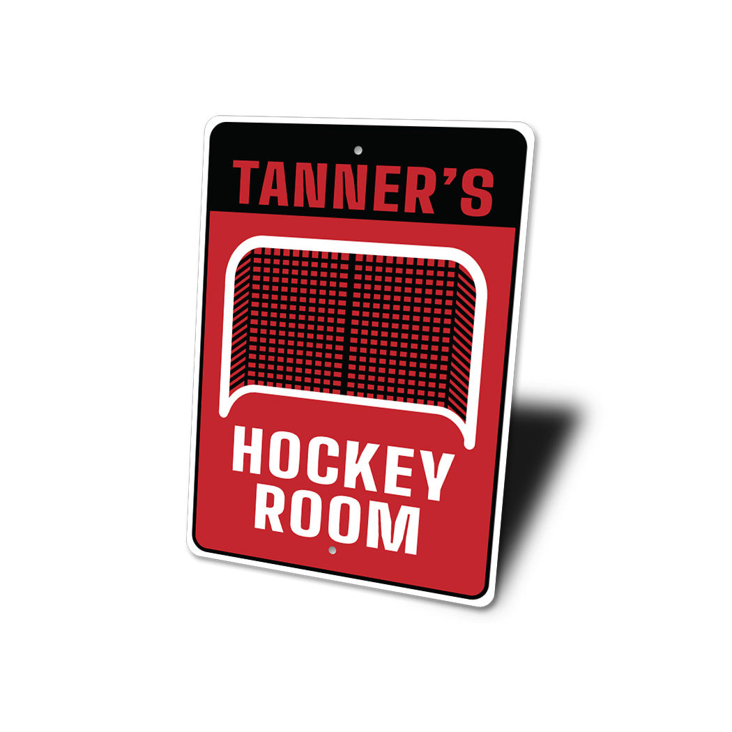 Custom Hockey Room Sign