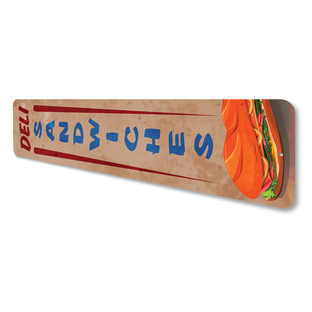 Custom Signs Deli Deli Sandwiches Metal Sign – Lizton Sign Shop Wholesale