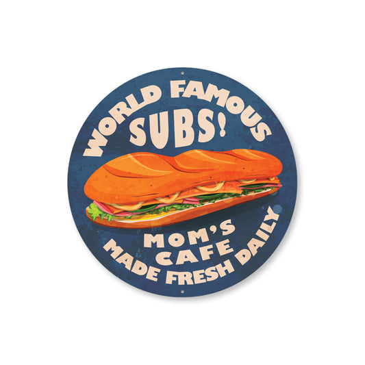 World Famous Subs Sign