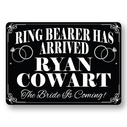 Cute Ring Bearer Sign Sign