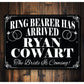 Cute Ring Bearer Sign Sign