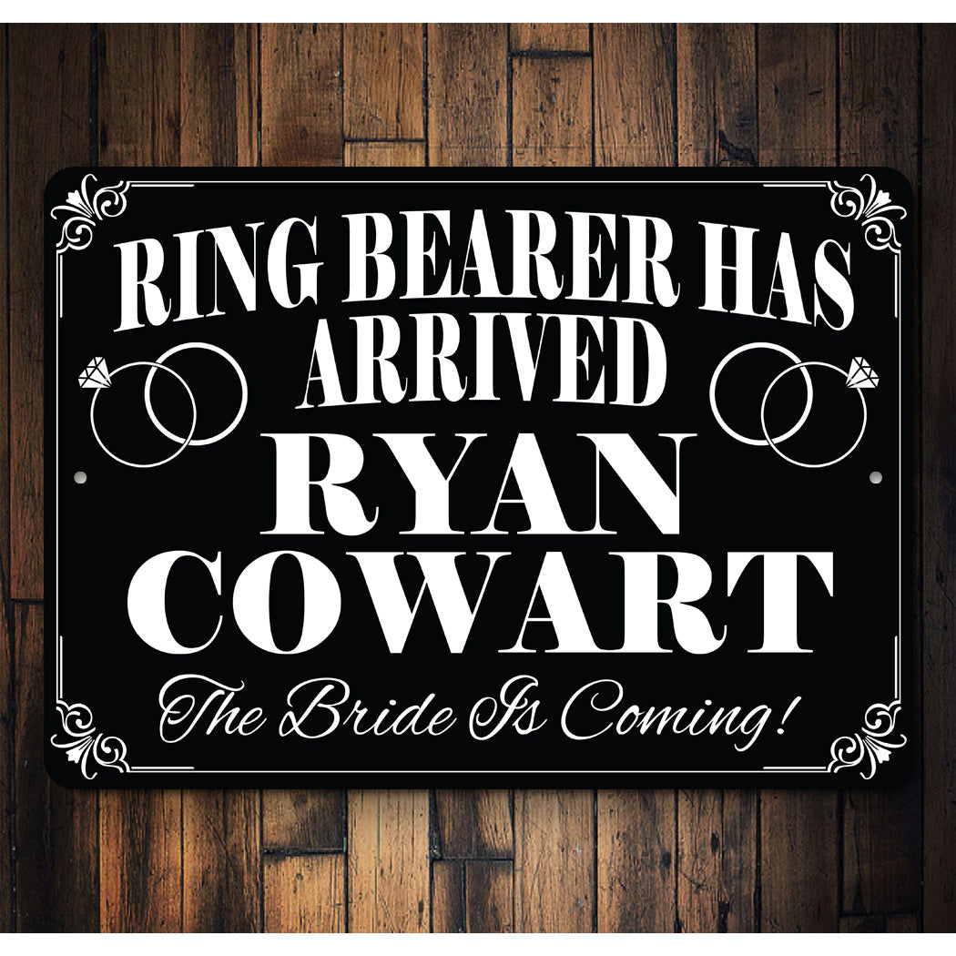 Cute Ring Bearer Sign Sign