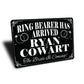Cute Ring Bearer Sign Sign