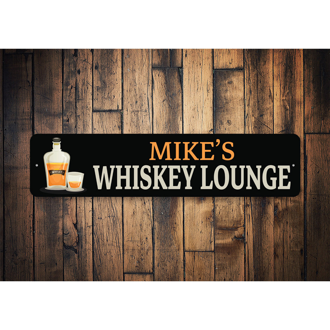 Custom Whiskey Lounge Sign