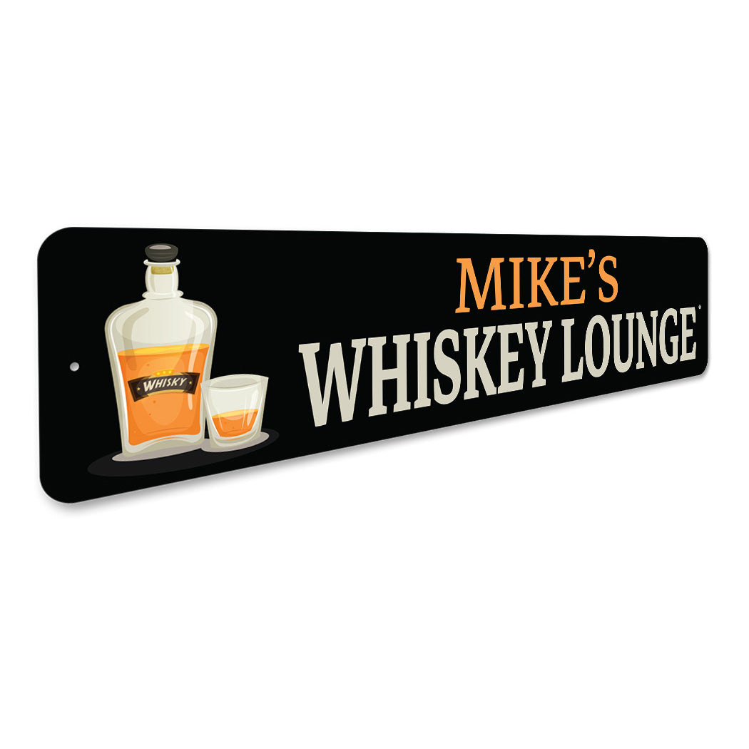 Custom Whiskey Lounge Sign